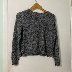 Black and white sweater